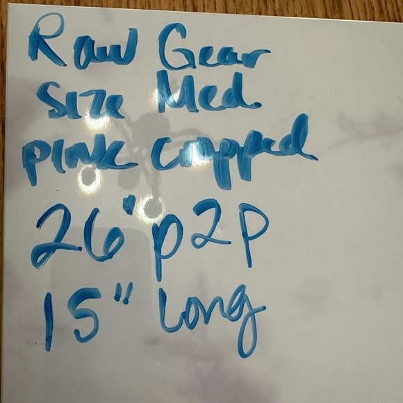 RAWGEAR NWT Pink Women's Cropped Top Size MED (5) available 25” p2p, 15” length - Picture 9 of 9